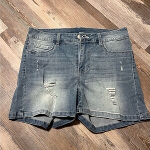 Denim Distressed Women's Shorts size 4 workshop Republic clothing